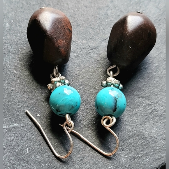 VINTAGE SET!! Turquoise Beaded - Picture 12 of 12